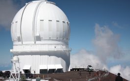 2018/01 - The first three SPIRou crates reach CFHT atop Maunakea on 2018 Jan 24 (©Z.Challita - IRAP/OMP)