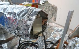 2018/03 - Wrapping the H4RG detector and dedicated FPA with multi-layer insulation (MLI) (© S. Baratchart – OMP/IRAP)