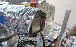 2018/03 - Wrapping the H4RG detector and dedicated FPA with multi-layer insulation (MLI) (© S. Baratchart – OMP/IRAP)