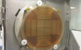 2016/07 - The symmetrical lightweight structure of the Zerodur blank (©Thales-SESO)