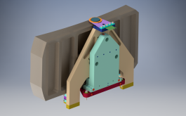 2015/06 - Back CAD view of the SPIRou parabola in its dedicated stress-free mount (©SPIRou team)