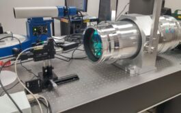 2016/10 - Rear side of the science camera where the detector will soon be mounted
(©UL-UdeM)