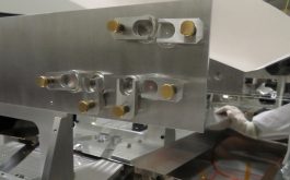 2016/12 - Reference mask with the pinholes on which the beam must be centred (©Z.Challita – IRAP/OMP)