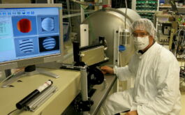 2016/04 - Wavefront error measurement of the SPIRou R2 échelle grating at NRC-H (©Z.Challita - IRAP/OMP)