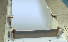 2016/07 - The off-axis Parabola with its protected silver-coating (©Thales-SESO)