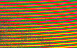2017/03 - Zoom on a SPIRou spectrum of a Fabry-Perot calibration lamp (©IRAP/OMP)