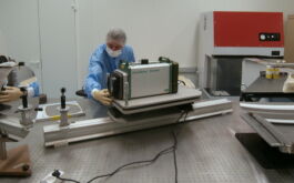 2016/09 - Metrology on the Parabola before mounting (©ZChallita – IRAP/OMP)