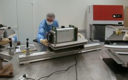 2016/09 - Metrology on the Parabola before mounting (©ZChallita – IRAP/OMP)