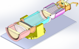 2014/04 - 3D Cross-section view of the camera in non ITAR version (©SPIRou team)