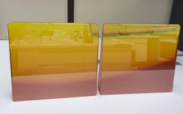 2015/08 - The twin ZnSe SPIRou prisms before anti-reflection (AR) coating (©SPIRou team)