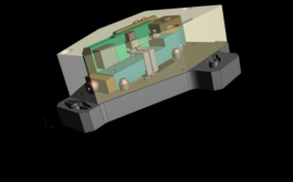 2015/01 - CAD view of the pupil slicer at spectrograph entrance, in construction at Winlight, France ©SPIRou-Team