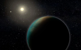 2023/02 - Artistic rendition of the exoplanet TOI-1452 b, a small planet that may be entirely covered in a deep ocean. (Credit: B. Gougeon/Université de Montréal; https://exoplanetes.umontreal.ca/en/une-planete-ocean/)